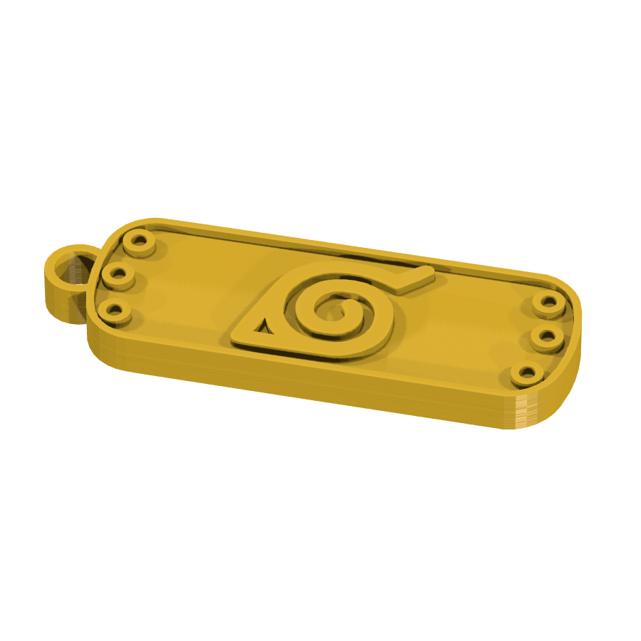 bild nr 1 på produkten: Unik nyckelring inspirerad från den ikoniska Naruto-serien, med en cool Naruto-bandeau-design som ger en personlig touch till din vardag, för både fans av anime och manga samt för alla som älskar att uttrycka sin individualitet genom accessoarer och