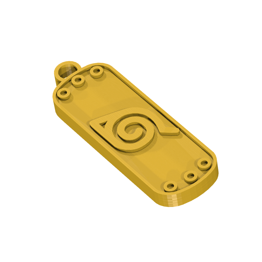 bild nr 2 på produkten: Unik nyckelring inspirerad från den ikoniska Naruto-serien, med en cool Naruto-bandeau-design som ger en personlig touch till din vardag, för både fans av anime och manga samt för alla som älskar att uttrycka sin individualitet genom accessoarer och