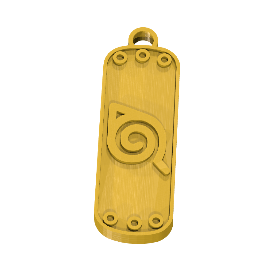 bild nr 3 på produkten: Unik nyckelring inspirerad från den ikoniska Naruto-serien, med en cool Naruto-bandeau-design som ger en personlig touch till din vardag, för både fans av anime och manga samt för alla som älskar att uttrycka sin individualitet genom accessoarer och