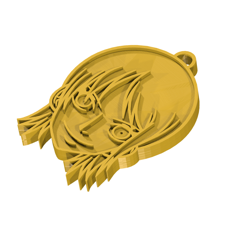 bild nr 2 på produkten: Nyckelring i form av Nami, inspirerad från den populära anime-serien One Piece, där Nami är en av huvudkaraktärerna och den främsta navigatören på skeppet Thousand Sunny, känd för sin kärlek till pengar och sin otroliga navigationsförmåga