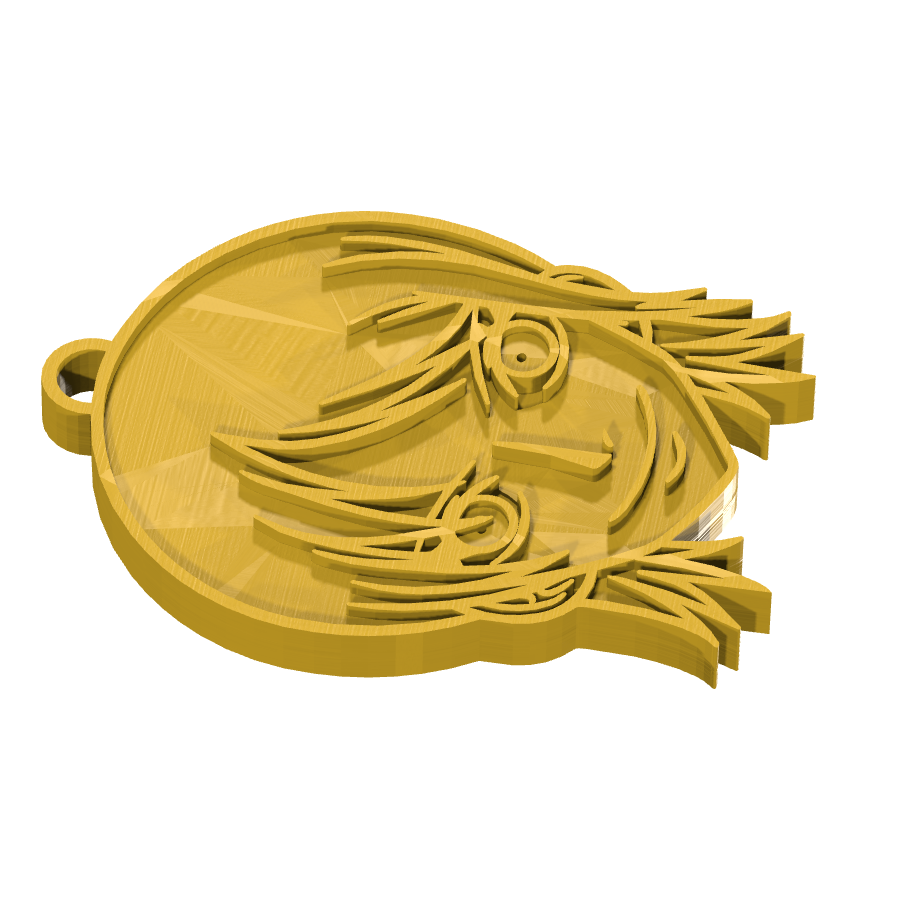 bild nr 7 på produkten: Nyckelring i form av Nami, inspirerad från den populära anime-serien One Piece, där Nami är en av huvudkaraktärerna och den främsta navigatören på skeppet Thousand Sunny, känd för sin kärlek till pengar och sin otroliga navigationsförmåga