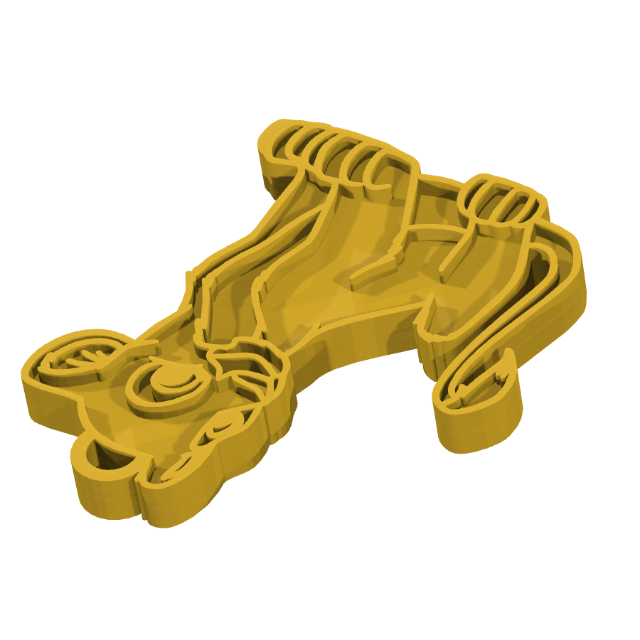 bild nr 6 på produkten: Nyckelring i 3D-printad form med motiv av Nala, den modiga och lojala lejonhön från Disneys klassiska film Lejonkungen, perfekt för fans av den ikoniska filmen som vill visa sin kärlek till karaktären och ha en unik accessoar