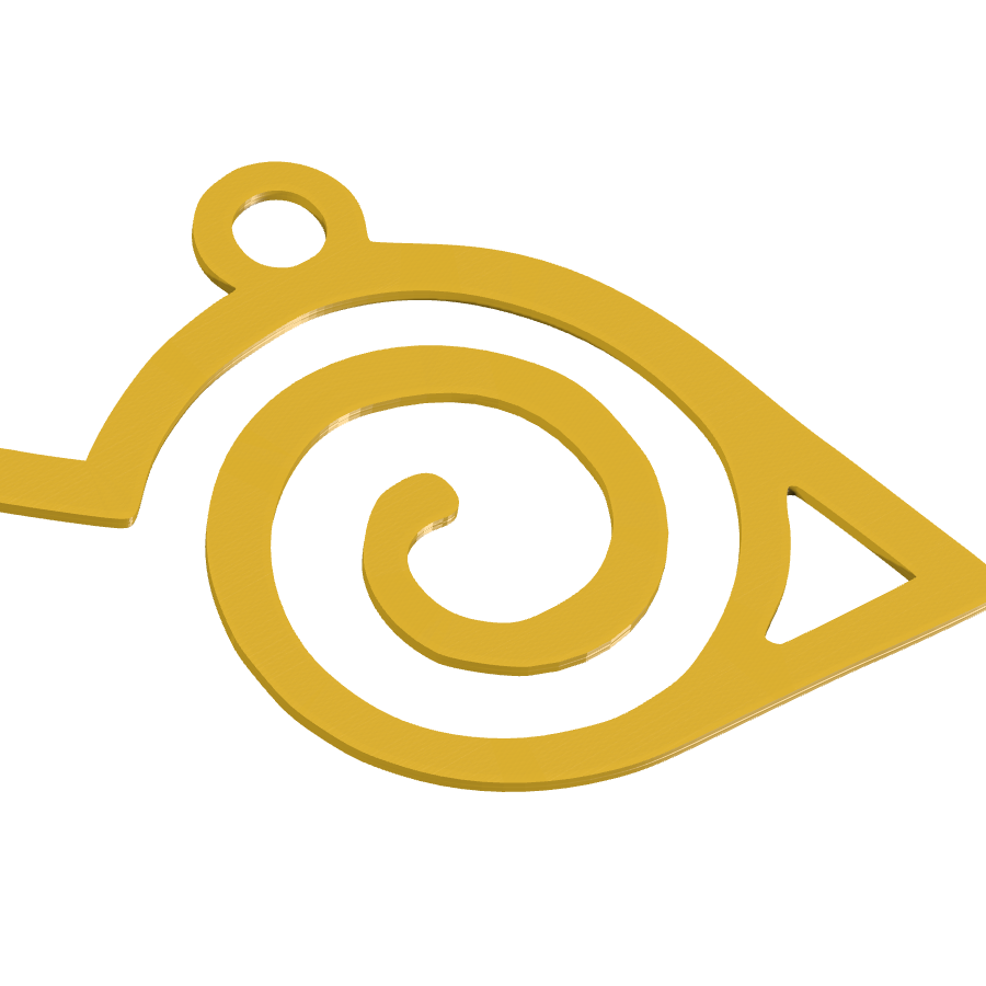 Bild på 3D printad produkt med namn: Väggkonst inspirerad från Naruto med lövdesign, perfekt för anime- och manga-fans som vill visa sin kärlek till den ikoniska serien och dess tuffa Ninja-värld, samtidigt som den fungerar som en praktisk och uni för daglig användning