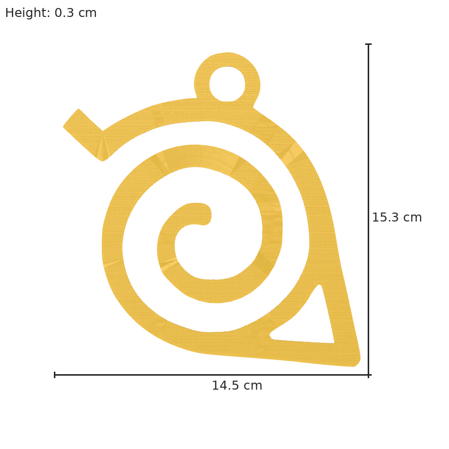 bild nr 8 på produkten: Väggkonst inspirerad från Naruto med lövdesign, perfekt för anime- och manga-fans som vill visa sin kärlek till den ikoniska serien och dess tuffa Ninja-värld, samtidigt som den fungerar som en praktisk och uni för daglig användning