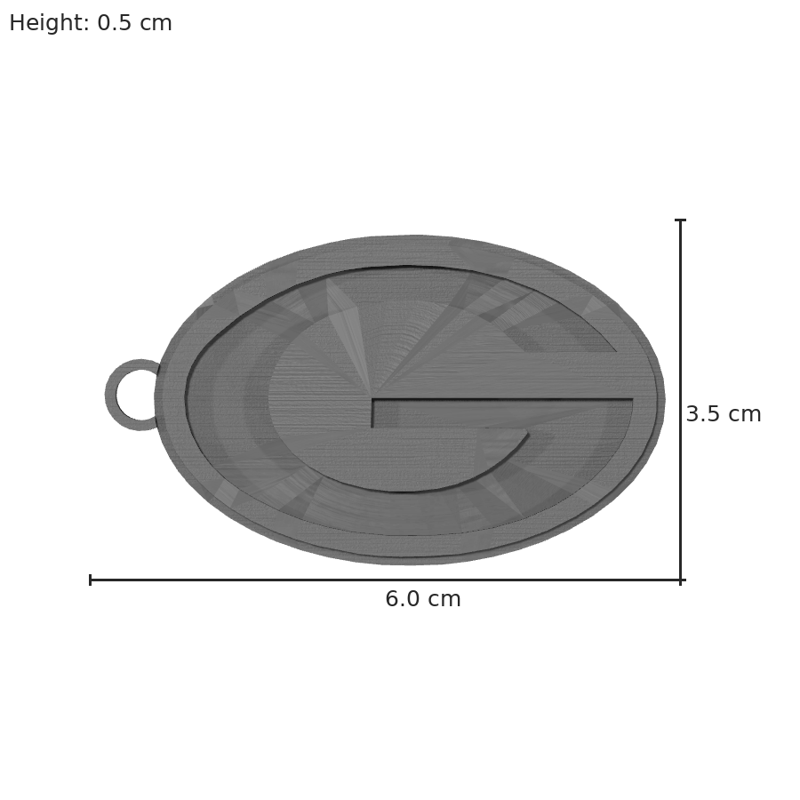 bild nr 8 på produkten: Nyckelring med Green Bay Packers-inspirerad design, perfekt för NFL-fans och supportrar som vill visa sitt lagstöd i vardagen, hemmet eller på resa