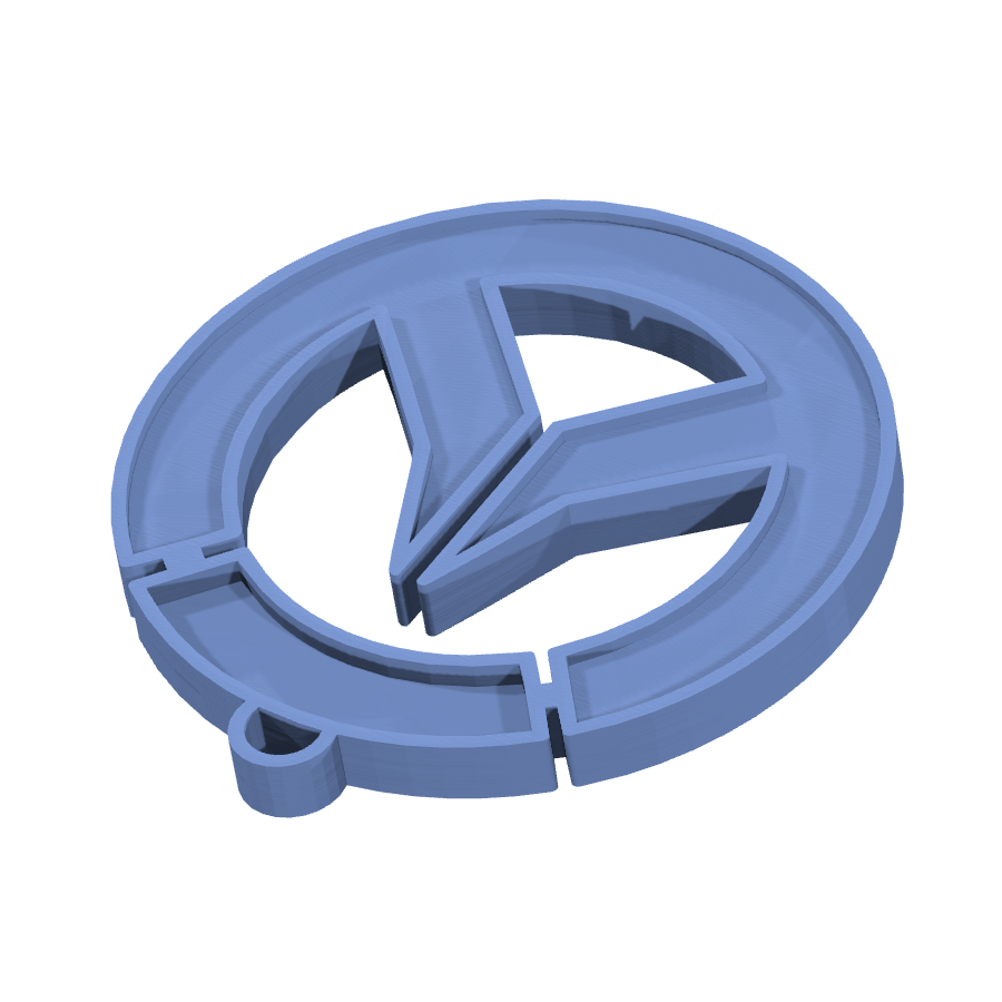 bild nr 6 på produkten: Nyckelring med Overwatch-motiv, inspirerad från det populära onlinespelet med samma namn, där spelare kan välja mellan olika hjältar med unika förmågor, perfekt för fans av spelet som vill visa sin entusiasm och lojalitet