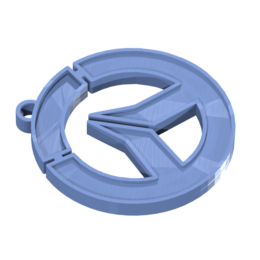 bild nr 7 på produkten: Nyckelring med Overwatch-motiv, inspirerad från det populära onlinespelet med samma namn, där spelare kan välja mellan olika hjältar med unika förmågor, perfekt för fans av spelet som vill visa sin entusiasm och lojalitet