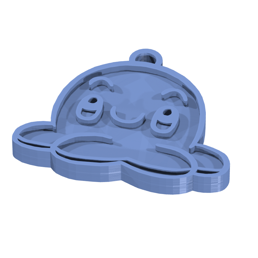 bild nr 1 på produkten: En nyckelring i form av en charmig bläckfisk, inspirerad från havets underbara värld, perfekt för alla som älskar marina djur och vill ha en unik och funktionell accessoar som ger en personlig touch