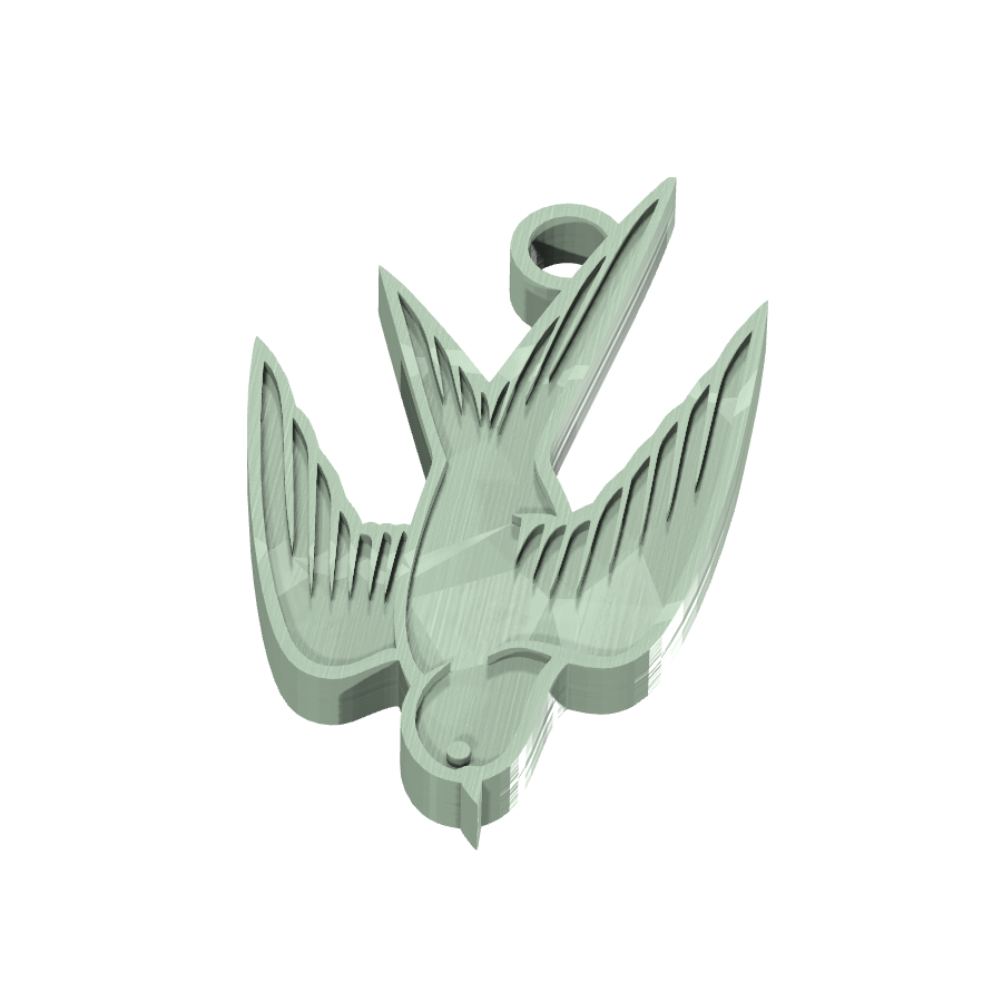 bild nr 7 på produkten: Oiseau Fågel Nyckelring, en charmig och detaljerad dekoration inspirerad från den vackra och fria fågeln, perfekt för alla som älskar natur och frihet, med en unik design som kommer att ge dina nycklar en personlig touch och göra dem lättare att hitta