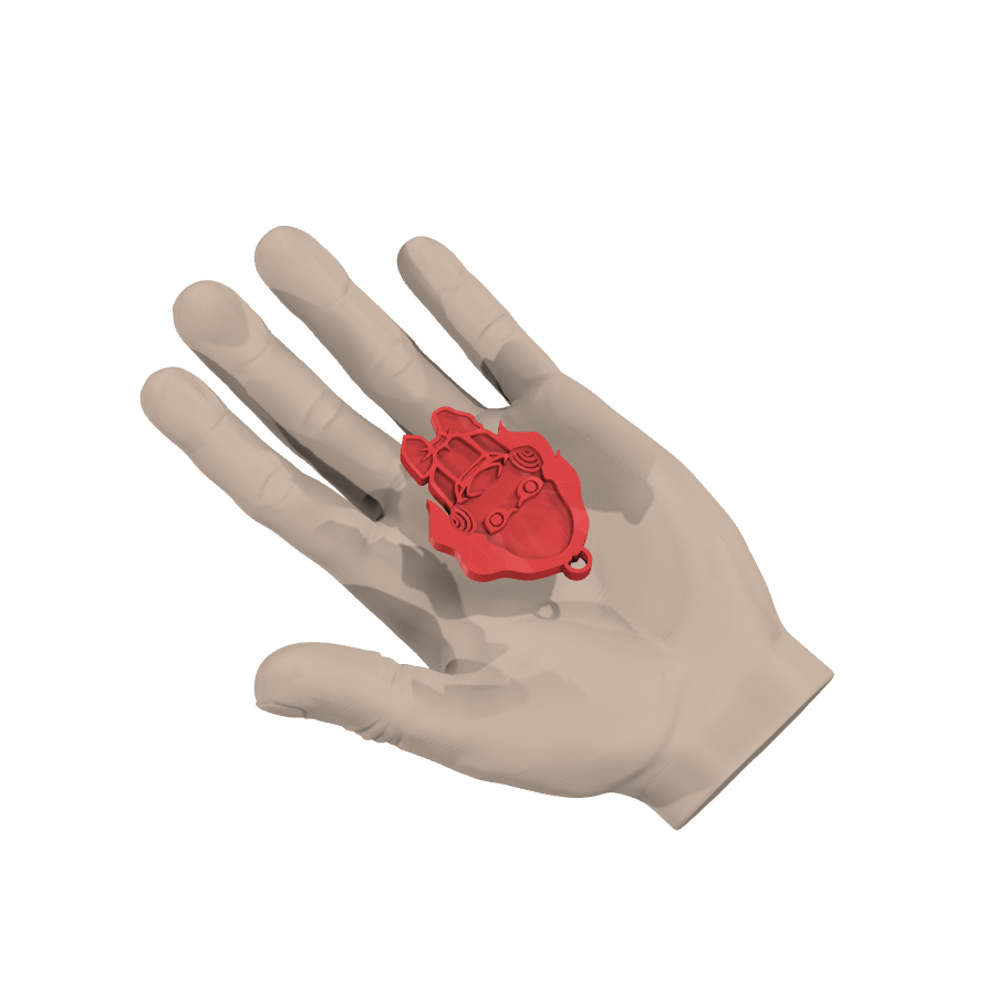 bild nr 4 på produkten: Nyckelring inspirerad av filmserien Saw, en unik och skrämmande accessoar för fans av skräckgenren som vill lägga till en touch av thrill i sin vardag