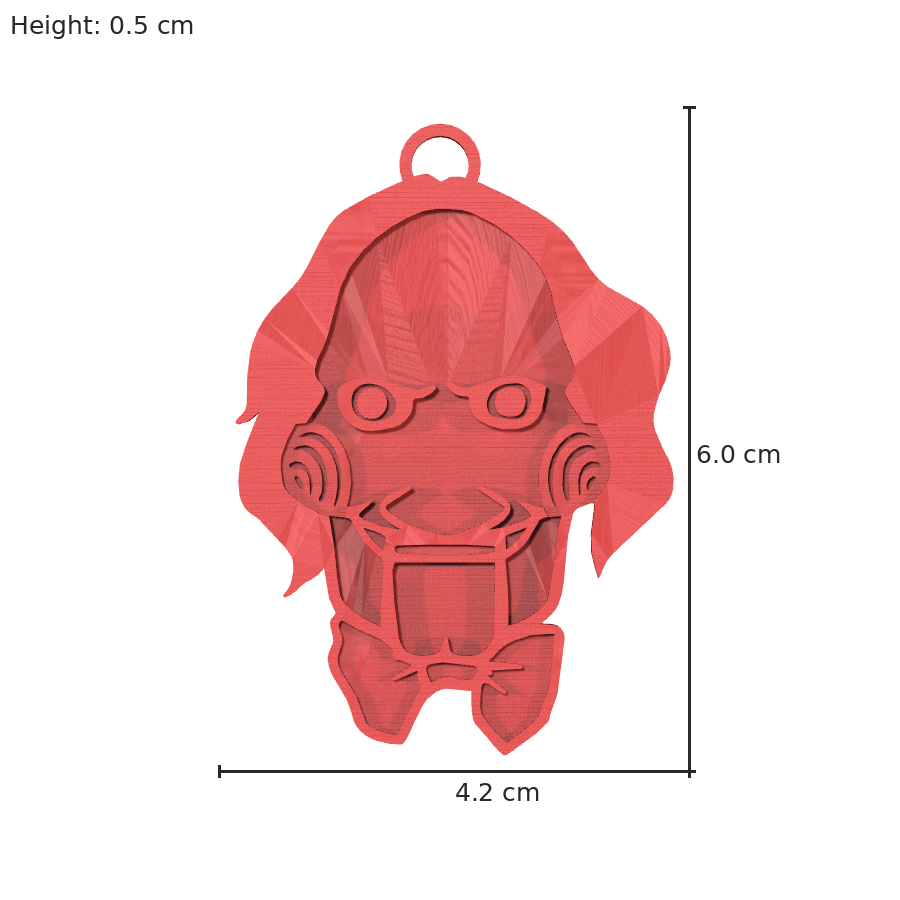 bild nr 8 på produkten: Nyckelring inspirerad av filmserien Saw, en unik och skrämmande accessoar för fans av skräckgenren som vill lägga till en touch av thrill i sin vardag