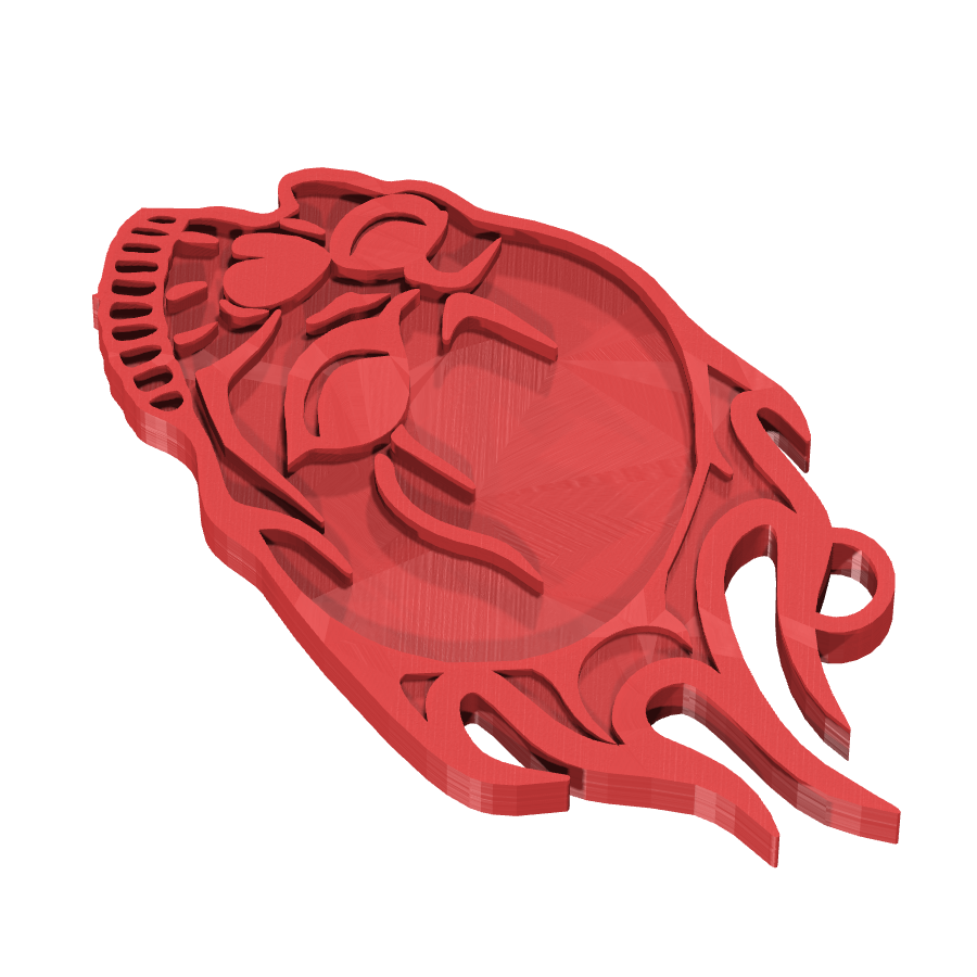 bild nr 3 på produkten: Nyckelring i form av en flammande skalle, inspirerad av rebelliska och modiga teman, perfekt för den som vill göra ett uttalande med sina tillbehör