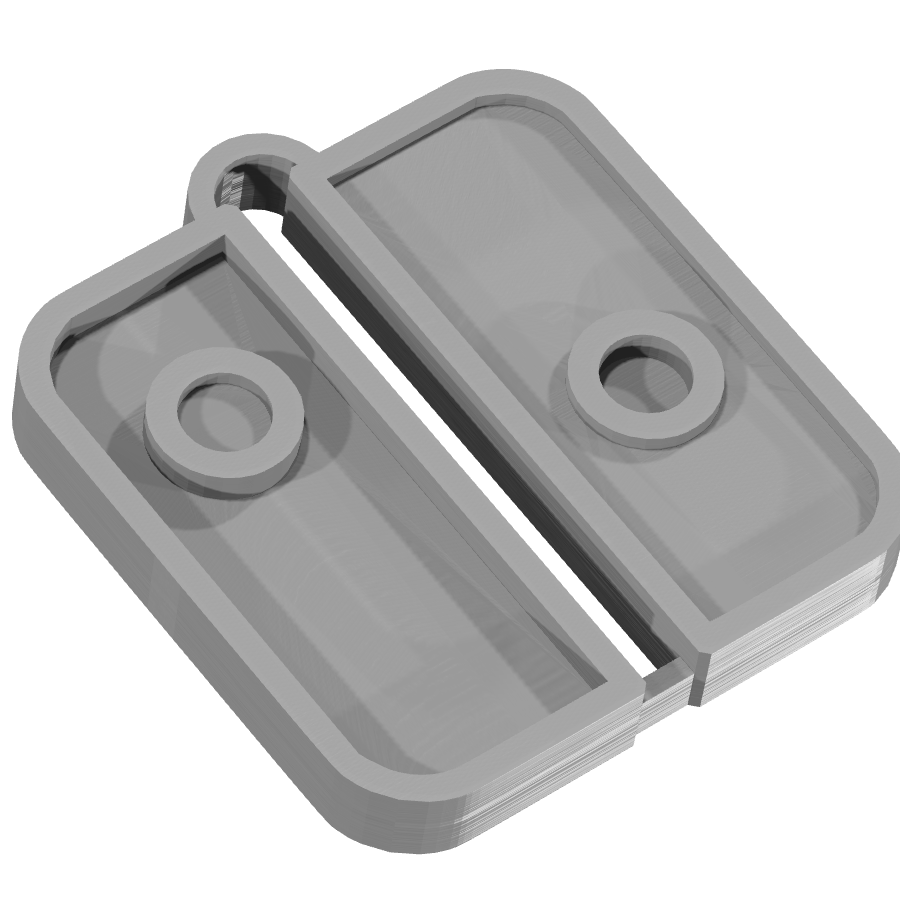 Bild på 3D printad produkt med namn: Nyckelring Switch - en praktisk och stilren nyckelring för den moderne användaren, inspirerad av Nintendo Switch-konsolen och perfekt för att organisera dina nycklar