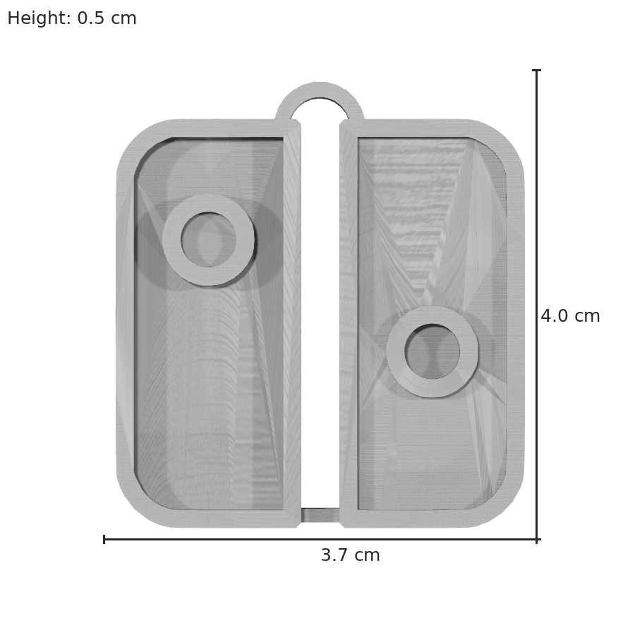 bild nr 8 på produkten: Nyckelring Switch - en praktisk och stilren nyckelring för den moderne användaren, inspirerad av Nintendo Switch-konsolen och perfekt för att organisera dina nycklar