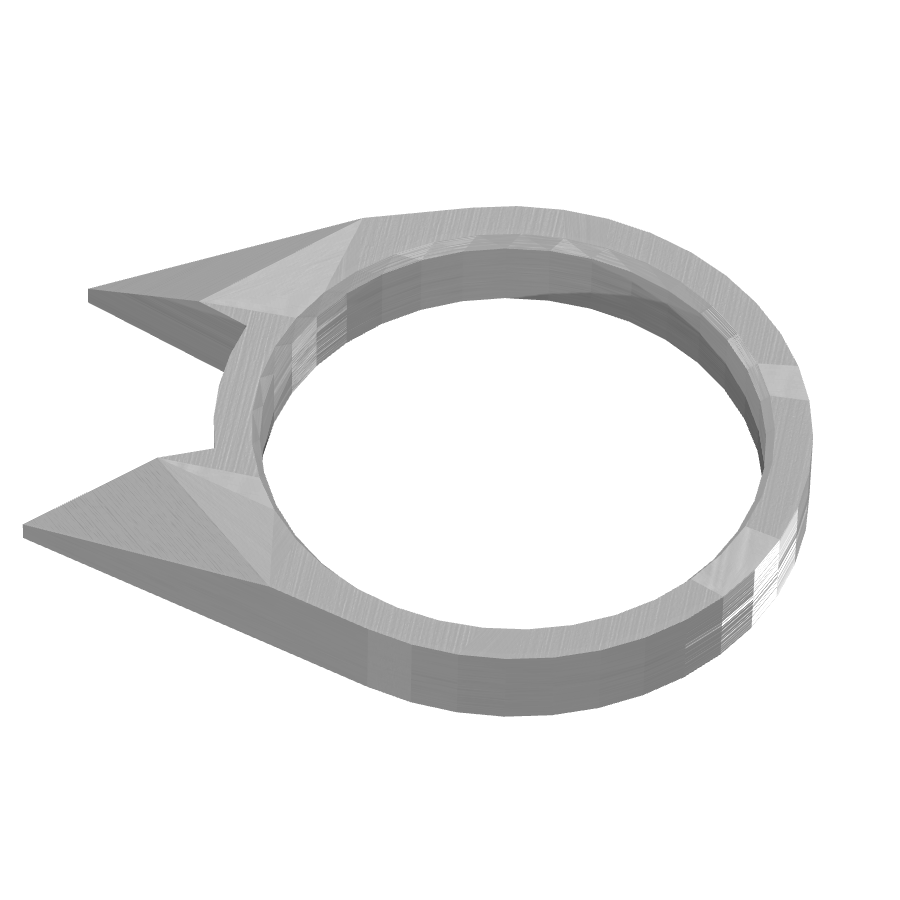 bild nr 7 på produkten: Snygg ring storlek 8, enkel och stilren accessoar för vardagsbruk eller speciella tillfällen, passar för både män och kvinnor och kan bäras ensam eller tillsammans med andra smycken