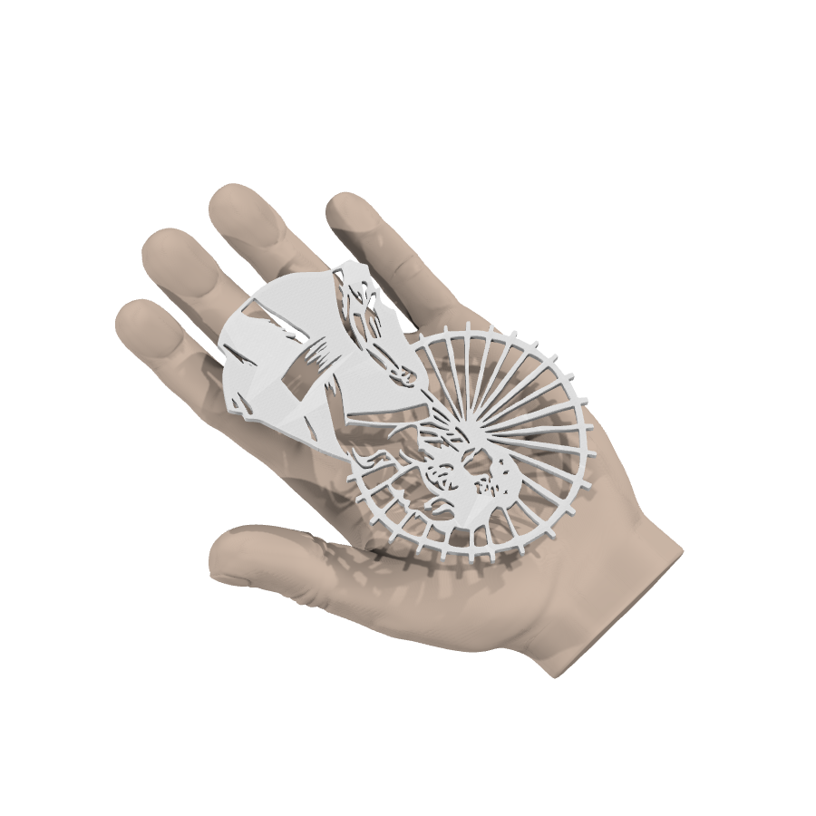 bild nr 4 på produkten: Väggkonst - 3D-printad Geisha-motiv, inspirerad av den klassiska japanska estetiken, perfekt för heminredning och dekoration