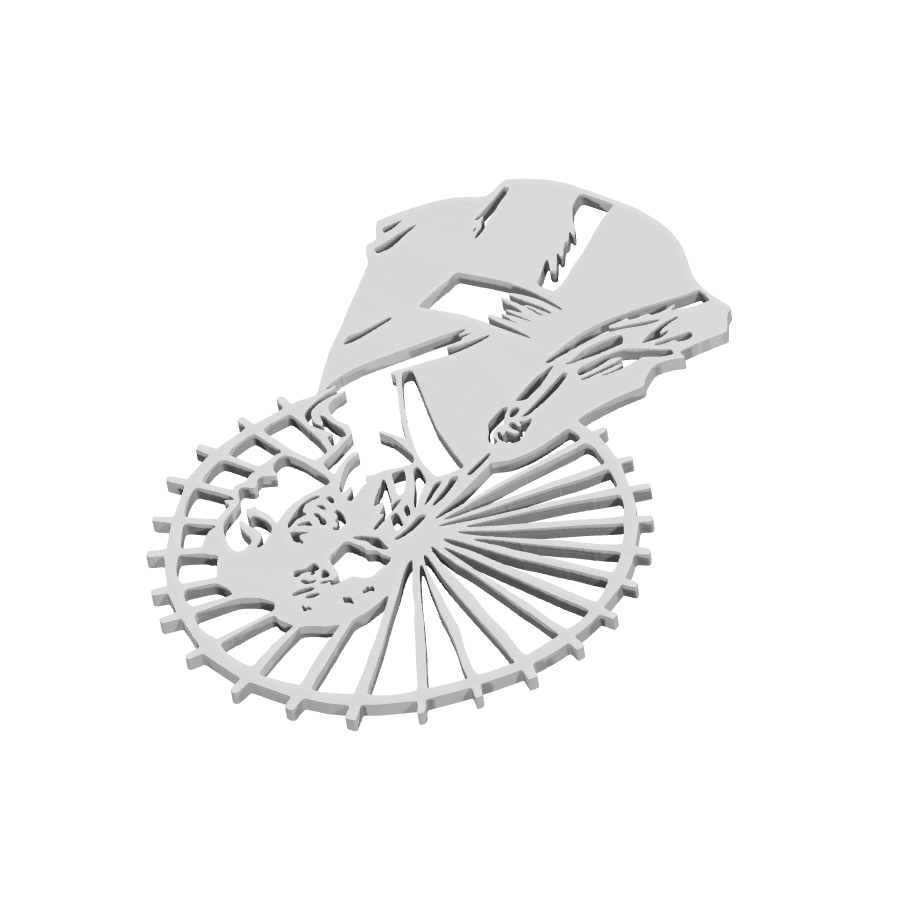 bild nr 6 på produkten: Väggkonst - 3D-printad Geisha-motiv, inspirerad av den klassiska japanska estetiken, perfekt för heminredning och dekoration