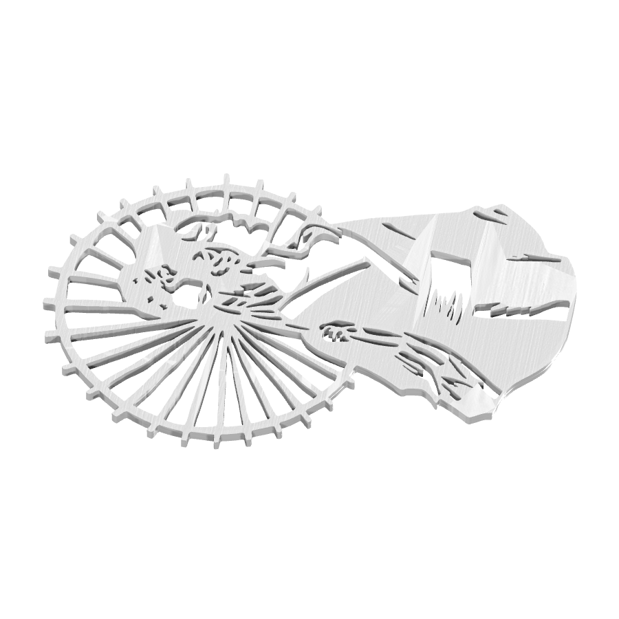 bild nr 7 på produkten: Väggkonst - 3D-printad Geisha-motiv, inspirerad av den klassiska japanska estetiken, perfekt för heminredning och dekoration