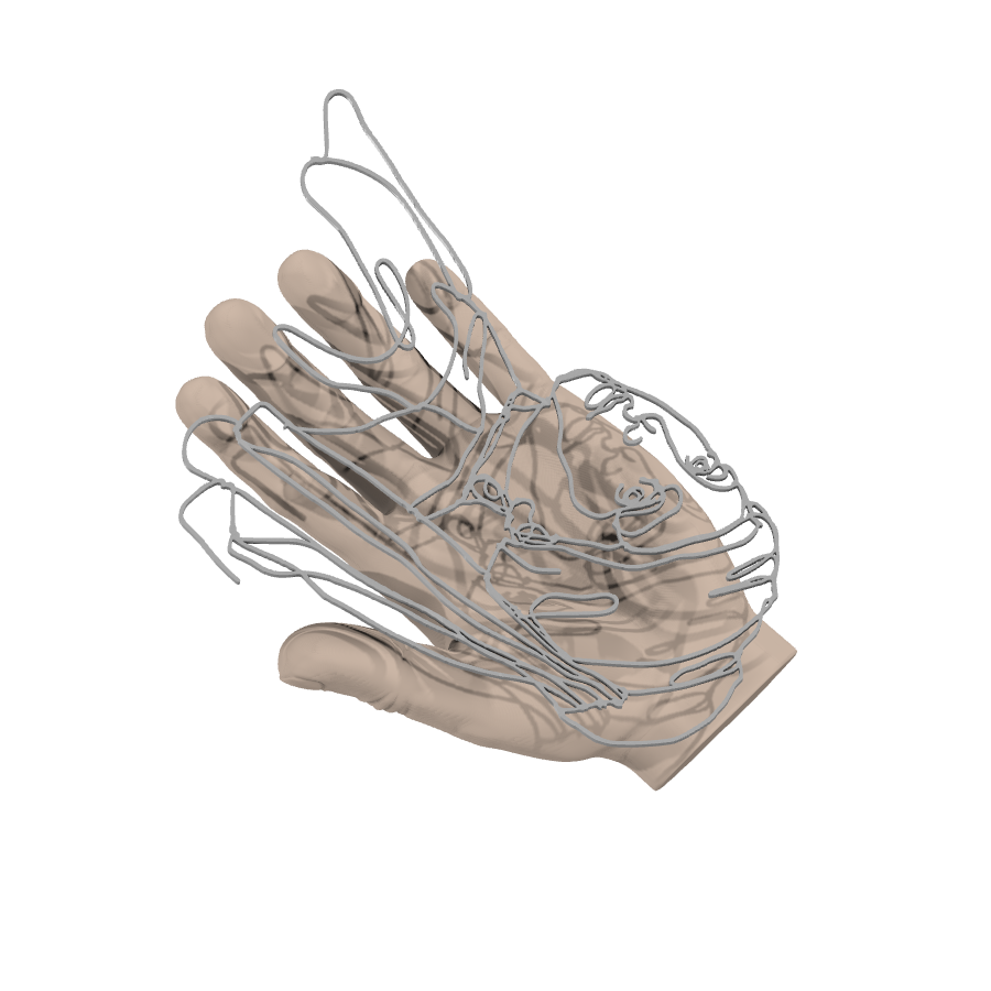 bild nr 4 på produkten: Väggkonst med kvinna i futuristisk stil, inspirerad av digital konst och teknik, perfekt för heminredning och teknikintresserade