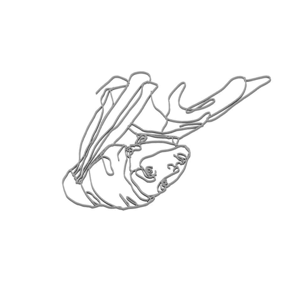 bild nr 6 på produkten: Väggkonst med kvinna i futuristisk stil, inspirerad av digital konst och teknik, perfekt för heminredning och teknikintresserade