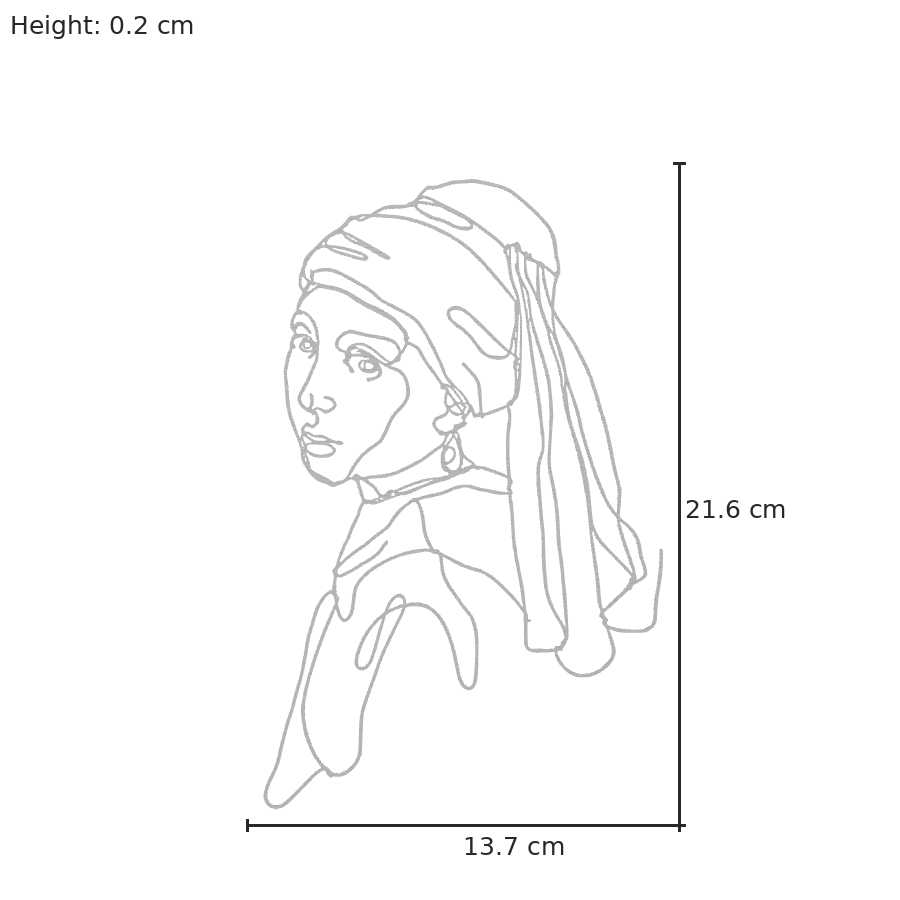 bild nr 8 på produkten: Väggkonst med kvinna i futuristisk stil, inspirerad av digital konst och teknik, perfekt för heminredning och teknikintresserade
