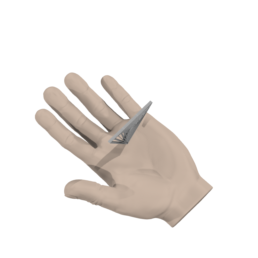 bild nr 4 på produkten: Väggkonst optisk illusion - Trianglar i olika former och mönster, inspirerad av modern design och geometri, perfekt för heminredning och personliga uttryck