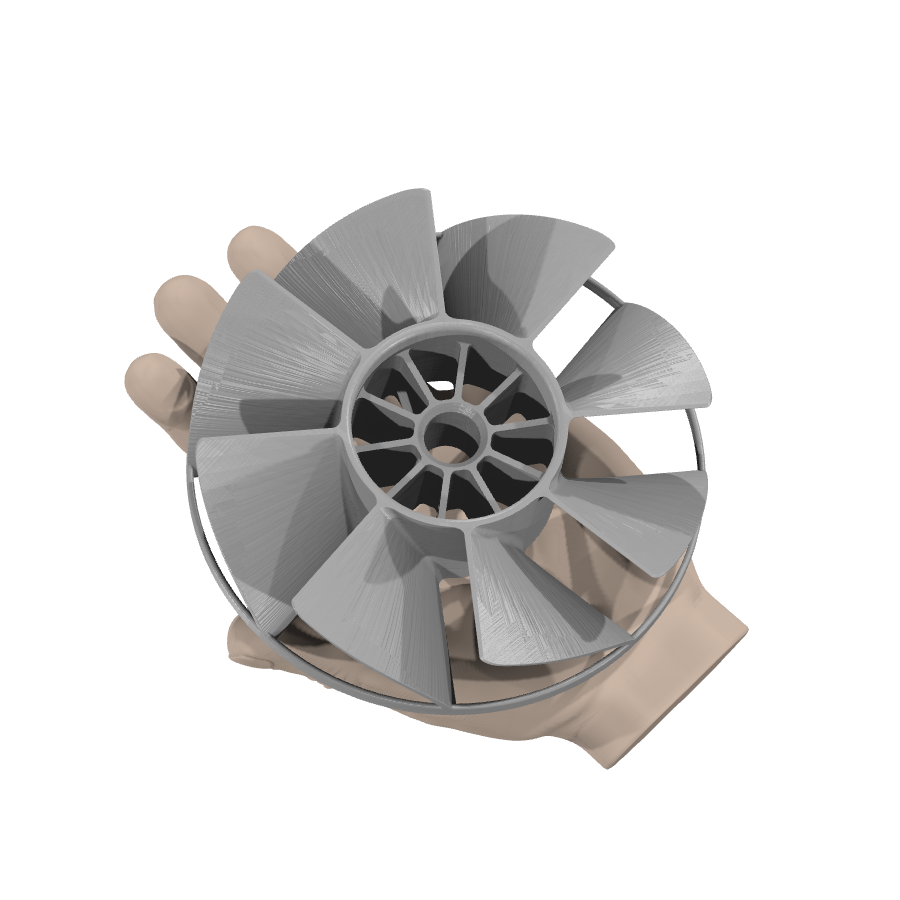 bild nr 4 på produkten: Kompressor, Turbin, kompressorhjul inspirerad av Ventola Compressore Fini V1, perfekt för 3D-utskrifter och tekniska projekt