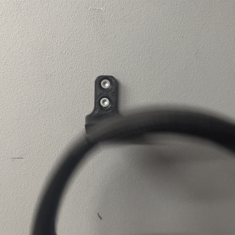 GIF på produkten: Headset vägghållare för vanliga headset storlekar - Väggkrok - Hem - Hörlurar hållare