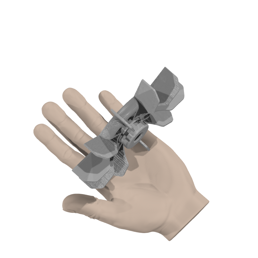 bild nr 4 på produkten: Kompressorhjul för dekoration och utbildning, perfekt för tekniska entusiaster och studenter som vill lära sig om kompressorbladens design och funktion