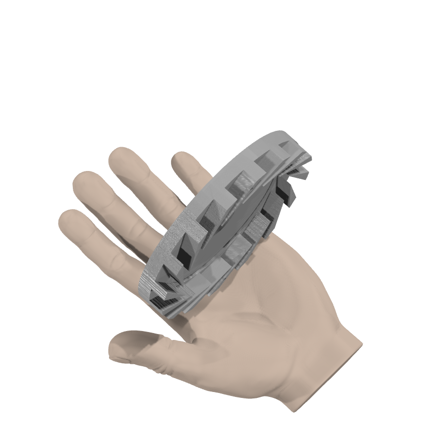 bild nr 4 på produkten: Kompressorhjul för projektbygg, dekoration eller utbildning - Diffuser 2, en praktisk och dekorativ lösning för olika tillämpningar - Namn: Attino