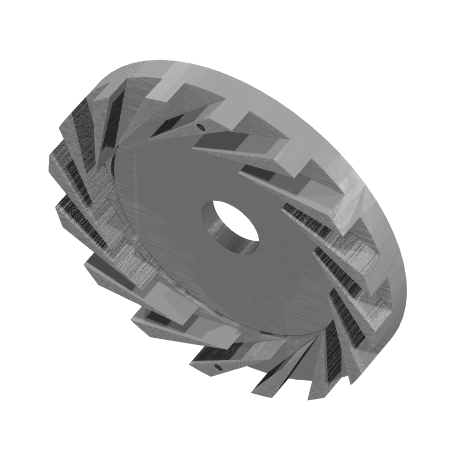 bild nr 6 på produkten: Kompressorhjul för projektbygg, dekoration eller utbildning - Diffuser 2, en praktisk och dekorativ lösning för olika tillämpningar - Namn: Attino