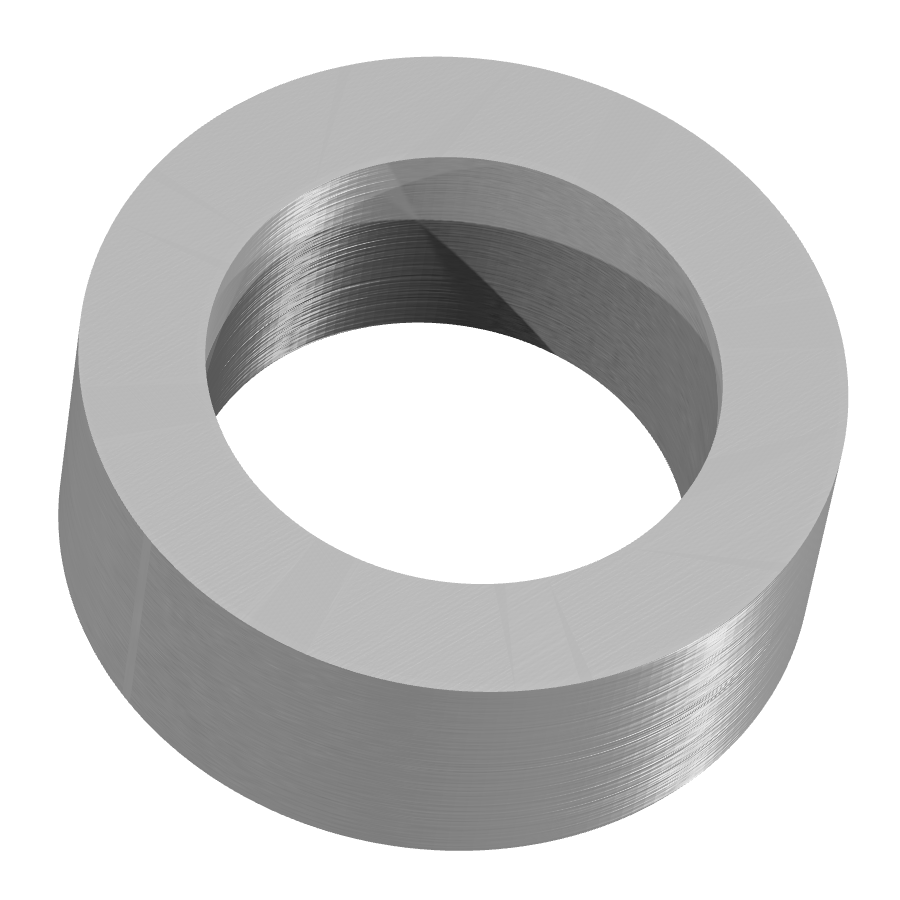 Bild på 3D printad produkt med namn: Kompressorhjul för projektbygg, dekoration eller utbildning, utformad som en praktisk lösning för olika tillämpningar, som kan användas i utbildningssyfte eller som en intressant dekoration - Namn: Ambella