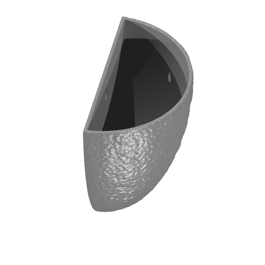 bild nr 1 på produkten: Väggmonterad kruka med sten liknande yta, en funktionell och dekorativ skål som ser ut som en naturlig sten och passar för växter eller blommor