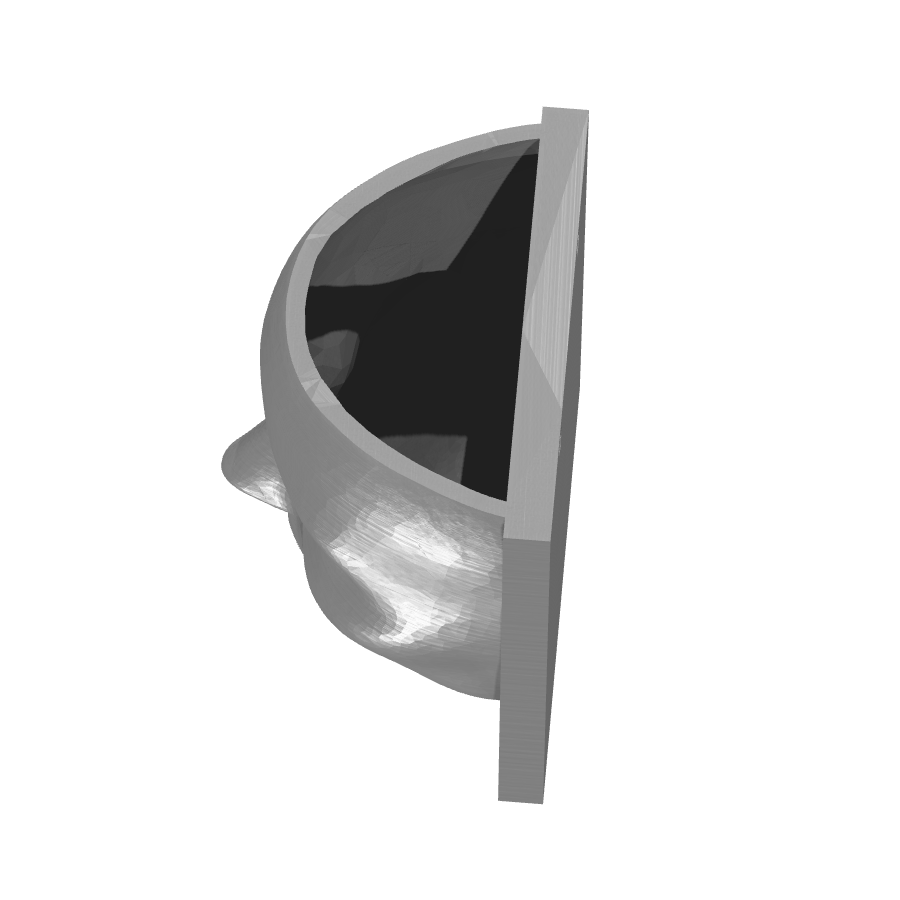 bild nr 3 på produkten: Väggkruka med ansiktsdesign med hål för skruvmontering, inspirerad av en kropp som en huvudplanterare, perfekt för växter och dekoration