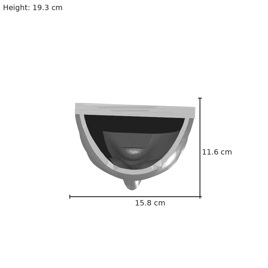 bild nr 8 på produkten: Väggkruka med ansiktsdesign med hål för skruvmontering, inspirerad av en kropp som en huvudplanterare, perfekt för växter och dekoration