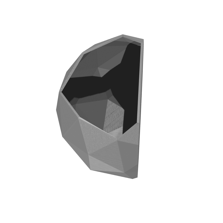 bild nr 3 på produkten: Väggkruka med låg polygon design för en modern och minimalistisk upplevelse, inspirerad av den senaste trenden inom 3D-printning