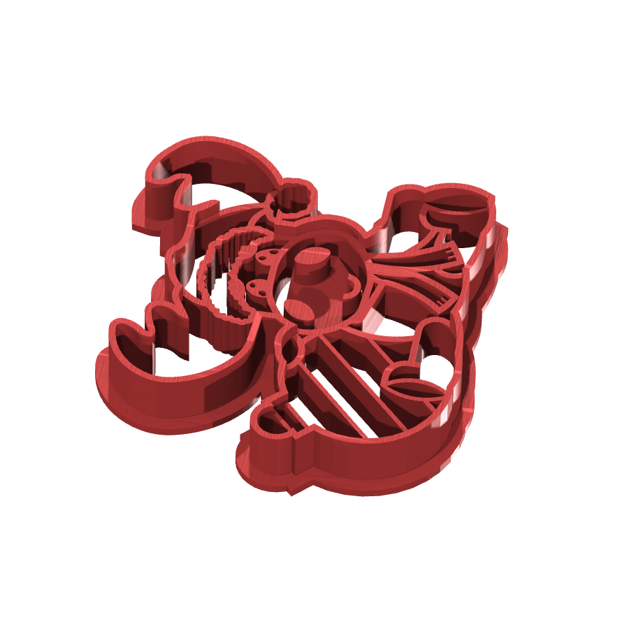 bild nr 7 på produkten: Kakform med renmotiv, inspirerad av julens magi, perfekt för bakning av pepparkakor och julgodis