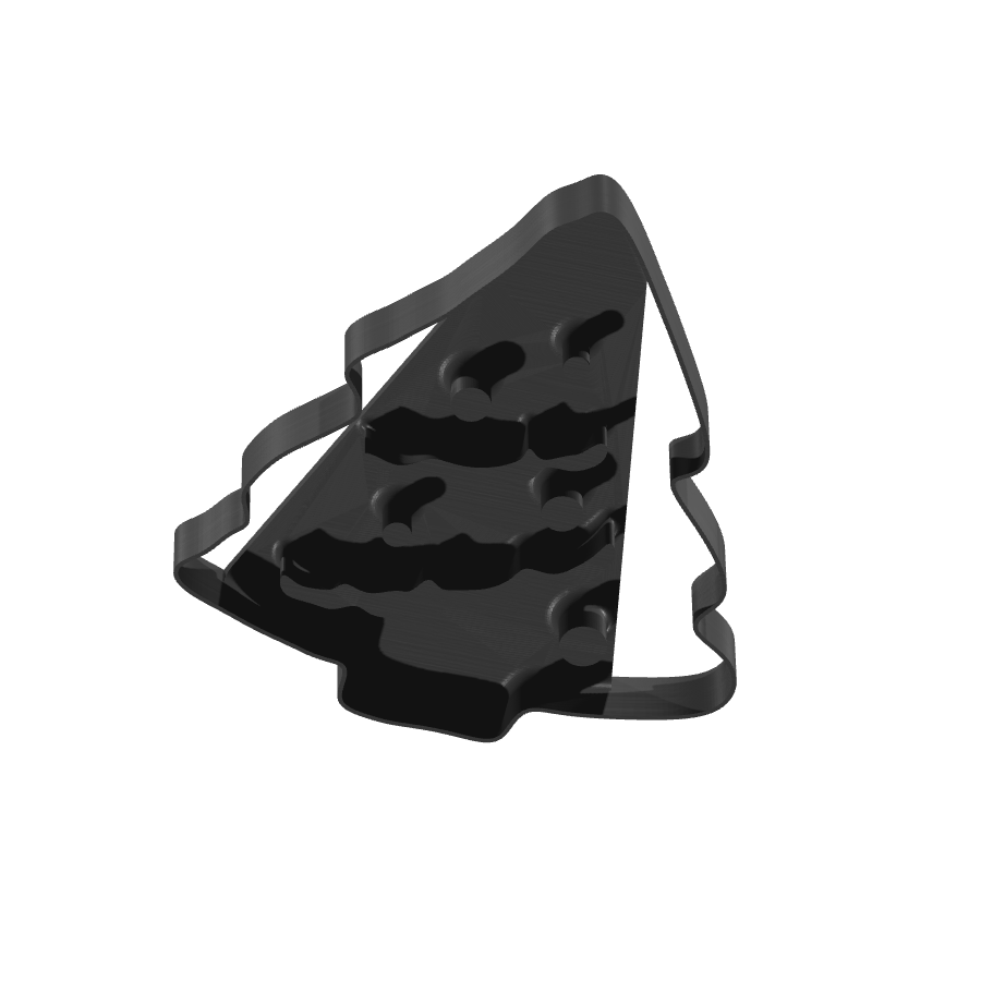 bild nr 5 på produkten: Kakform eller pepparkaksform i form av en julgran, inspirerad av den klassiska christmas tree, perfekt för bakning och dekoration under julen