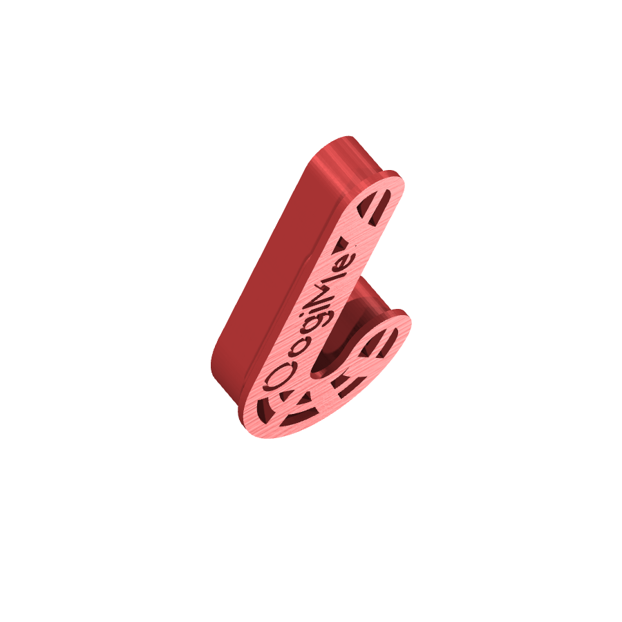 Bild på 3D printad produkt med namn: Kakform eller pepparkaksform i form av candy cane, perfekt för julbaket och hemlagad pepparkaksbaket