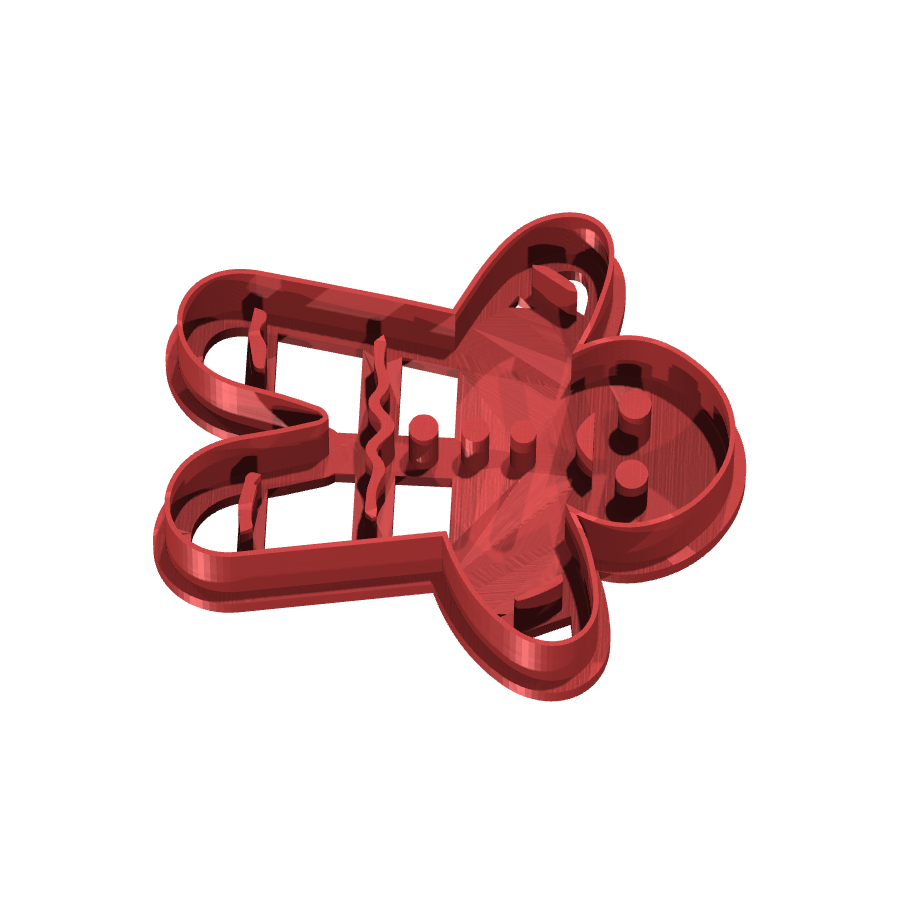 bild nr 3 på produkten: Kakform för pepparkakor i form av en glädjande pepparkaksman, perfekt för att skapa roliga och goda pepparkakor till jul