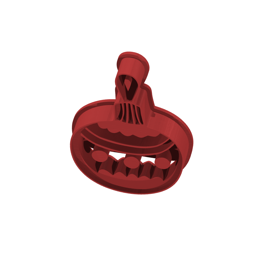 bild nr 1 på produkten: Julpyntad pepparkaksform i 3D-utskrift, inspirerad av klassiska julkort, perfekt för att skapa juliga pepparkakor och dekorera ditt hem