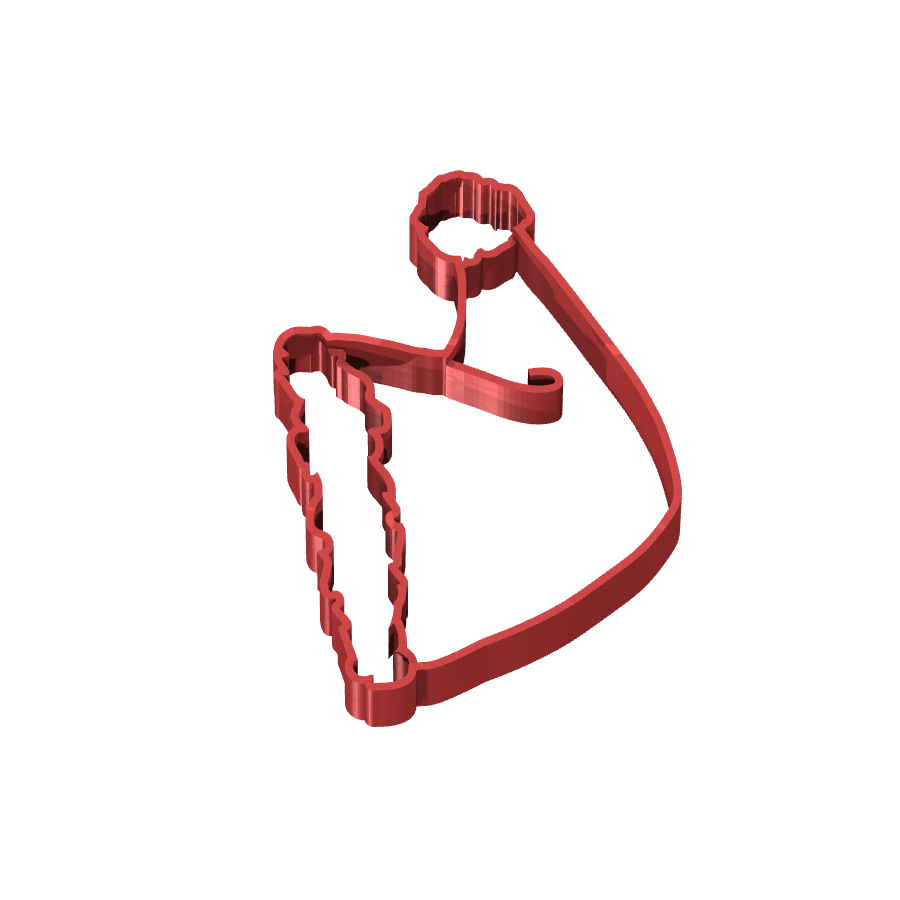 bild nr 3 på produkten: Kakform eller pepparkaksform i form av en julhatt, perfekt för att skapa juliga pepparkakor och tårtor