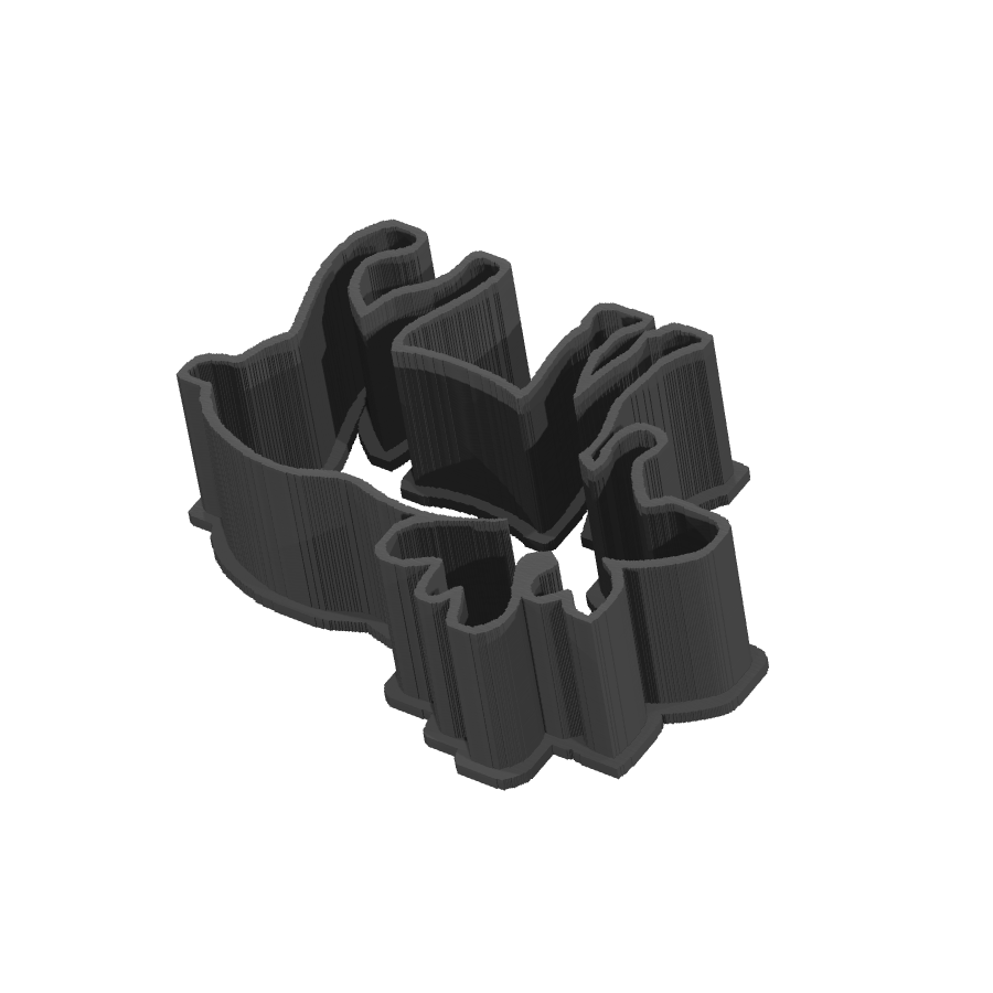 bild nr 6 på produkten: Kakform eller pepparkaksform med älg-motiv, inspirerad av de klassiska vinterberättelserna, perfekt för att baka och dekorera pepparkakor