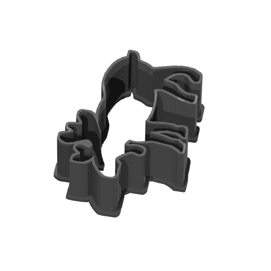 bild nr 7 på produkten: Kakform eller pepparkaksform med älg-motiv, inspirerad av de klassiska vinterberättelserna, perfekt för att baka och dekorera pepparkakor