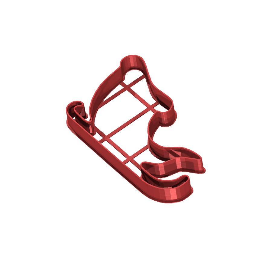 bild nr 2 på produkten: Kakform för julbak med inspirerande Sleigh-motiv, perfekt för att skapa festliga pepparkakor