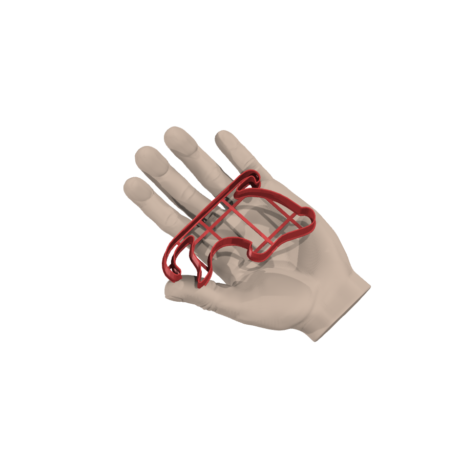 bild nr 4 på produkten: Kakform för julbak med inspirerande Sleigh-motiv, perfekt för att skapa festliga pepparkakor