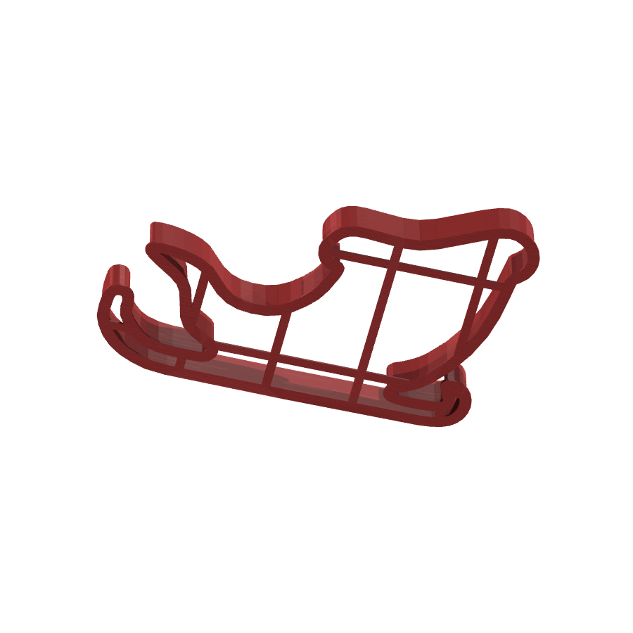 bild nr 5 på produkten: Kakform för julbak med inspirerande Sleigh-motiv, perfekt för att skapa festliga pepparkakor