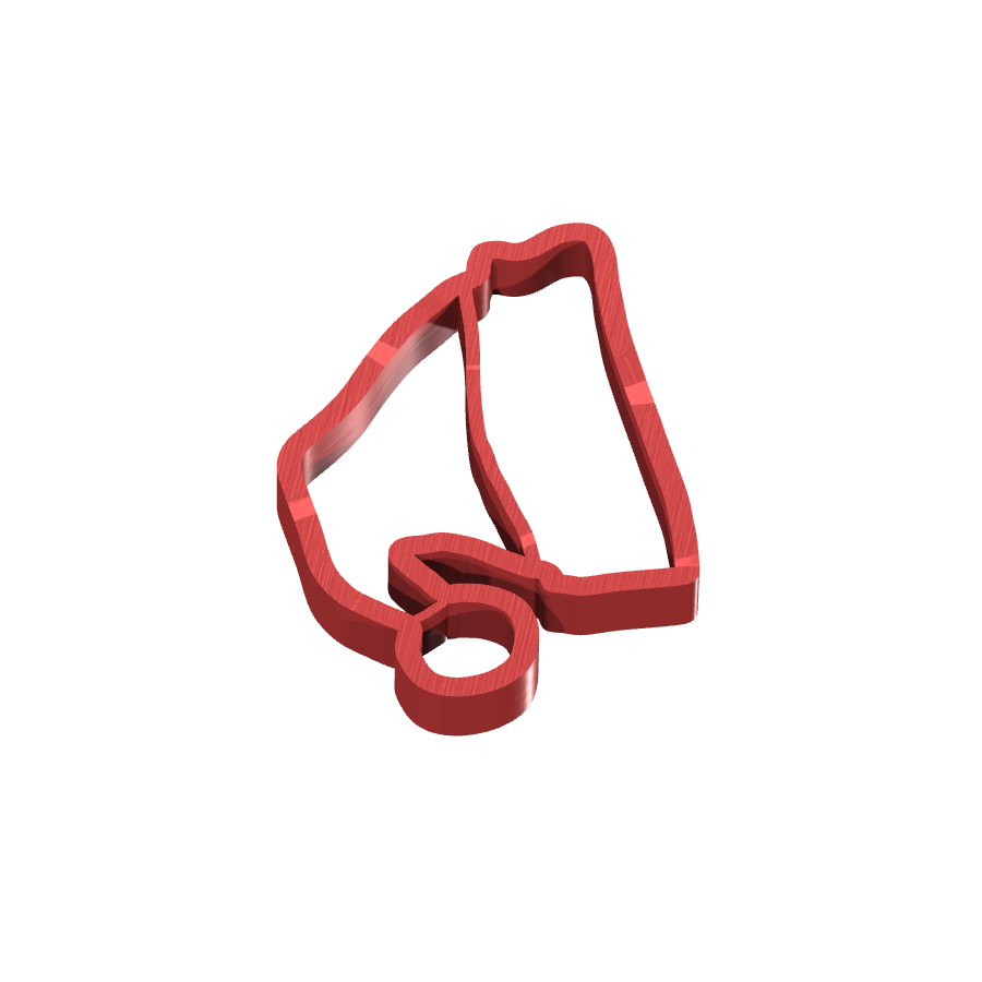 bild nr 7 på produkten: Kakform i form av en pepparkaksform med motiv av Tomteens hatt, perfekt för julbak och dekorationer.