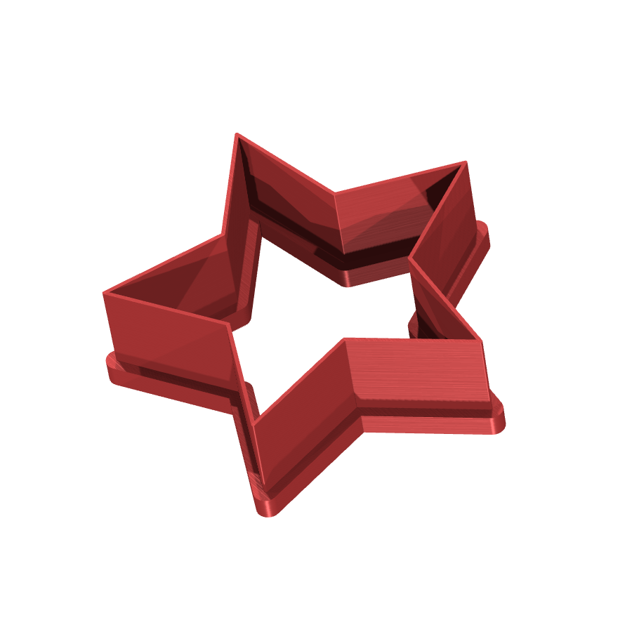 bild nr 2 på produkten: Kakform för pepparkakor i form av en julstjärna, perfekt för att baka julgodis och dekorera ditt hem under julen