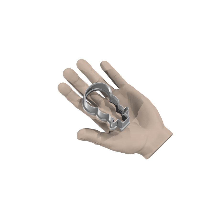 bild nr 4 på produkten: Kakform eller pepparkaksform i form av en julig snögubbe, inspirerad av klassiska vintermotiv, perfekt för att baka julens godaste pepparkakor